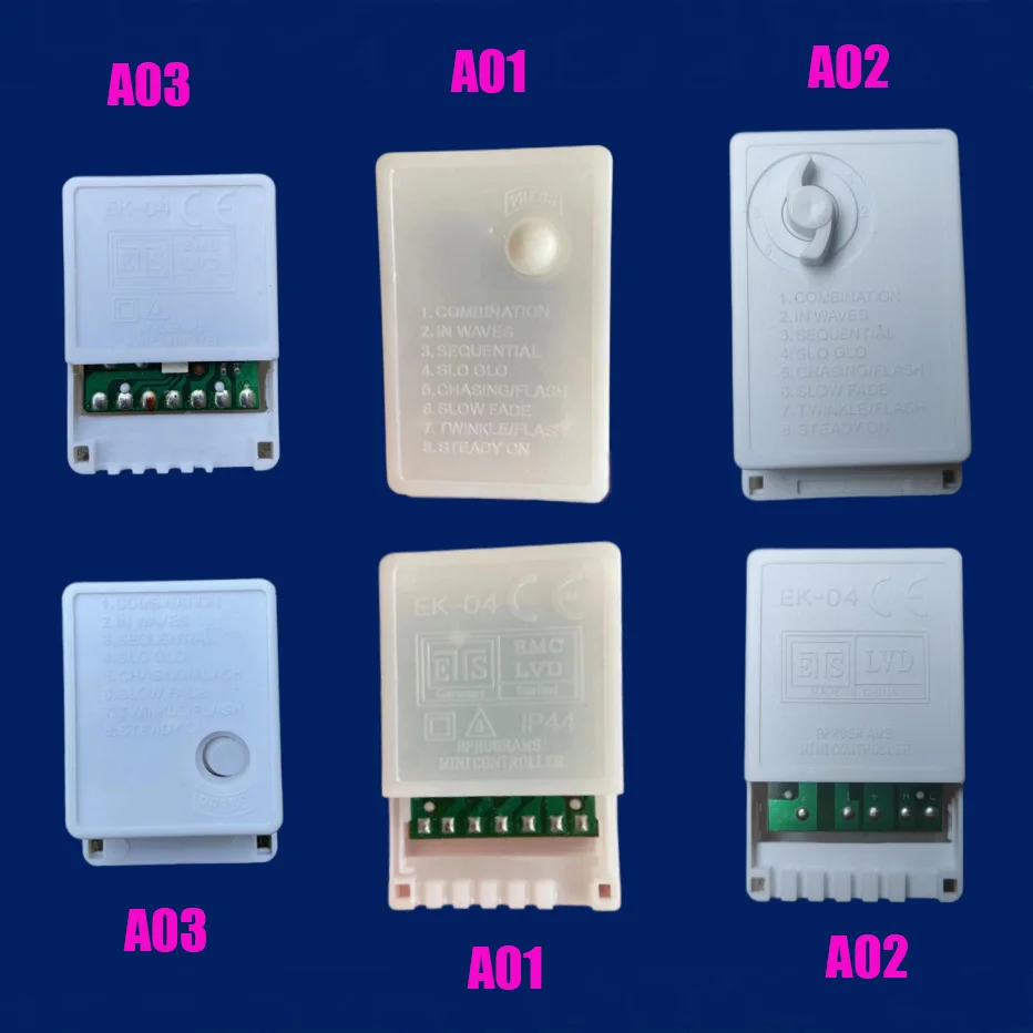 LED Auto Dimmer EK-04 Knob type light Adjustment Sprograms controller ...