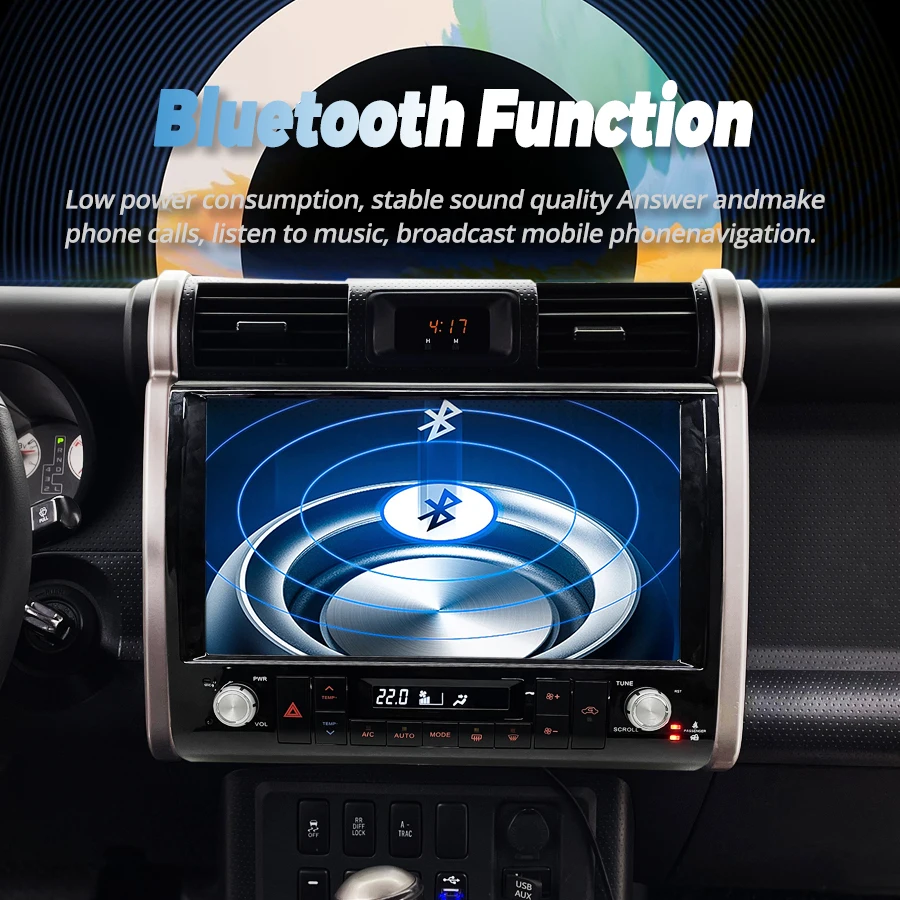 13.3" Android 13 Car Radio For Toyota FJ Cruiser J15 2007-2020 Carplay GPS Navi
