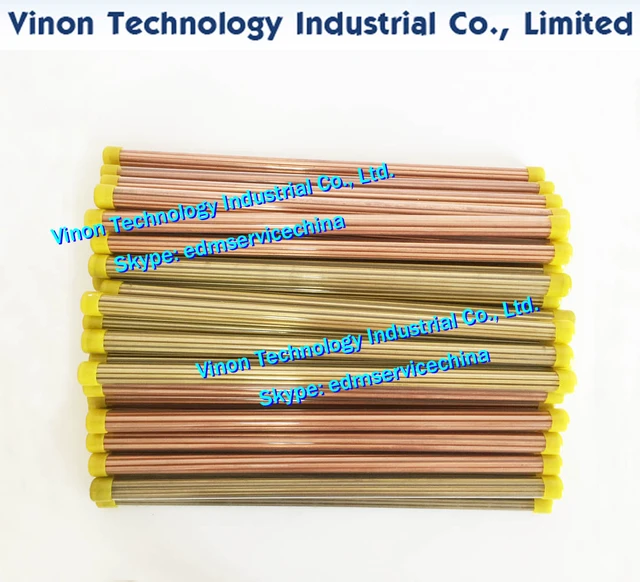 20PCS/LOT) 4.0x500MM Brass Tube Multi Hole, Brass EDM Tubing