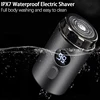 Xiaomi MIJIA Men Electric Mini Shaver Rechargeable Type-c Charging Car Portable Shaver Led Digital Display Men Women Home Razor 6