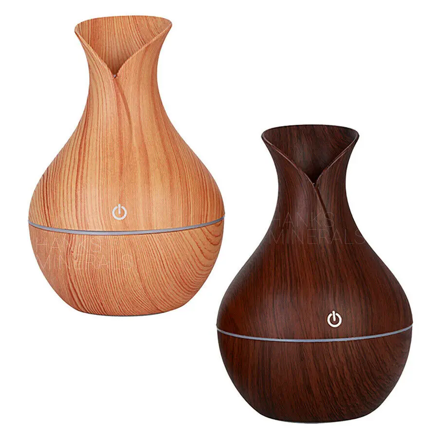 

130ML USB Air Humidifier Ultrasonic Essential Oil Diffuser Mist Maker Household 3 Color Night Light