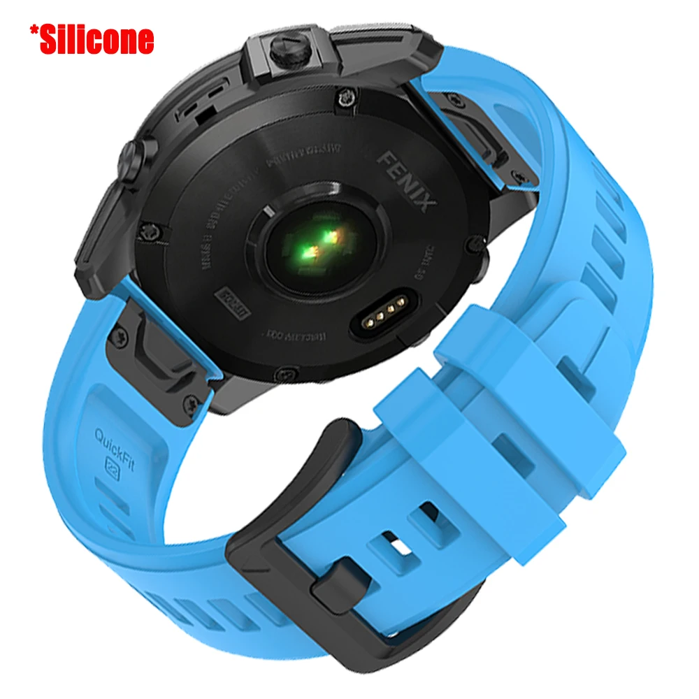 Premium Leather & Silicone Strap for Garmin Smartwatches - QuickFit Sports Band