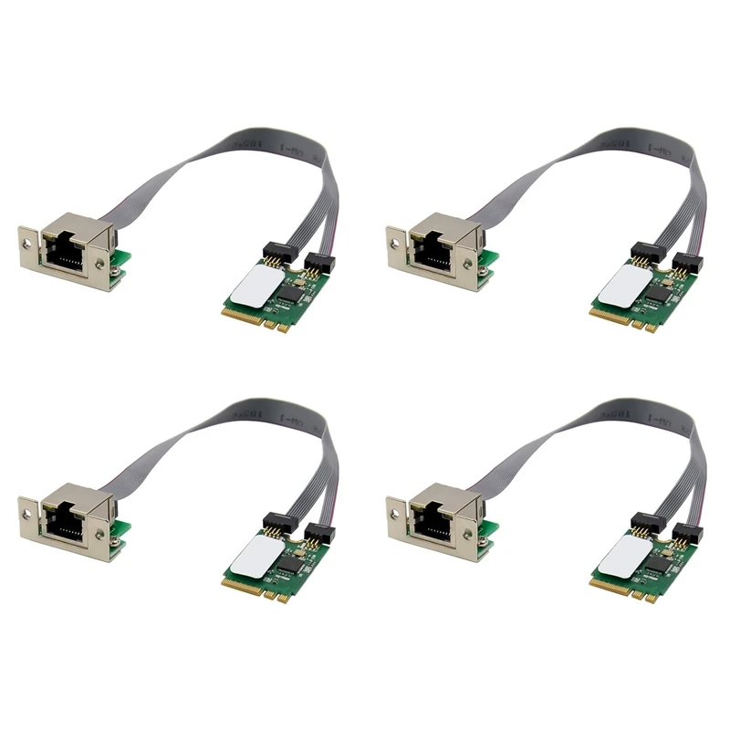 

4х M.2 A + E ключ 2,5G Ethernet LAN Карта RTL8125B, промышленное управление, сетевая карта PCI Express, сетевой адаптер