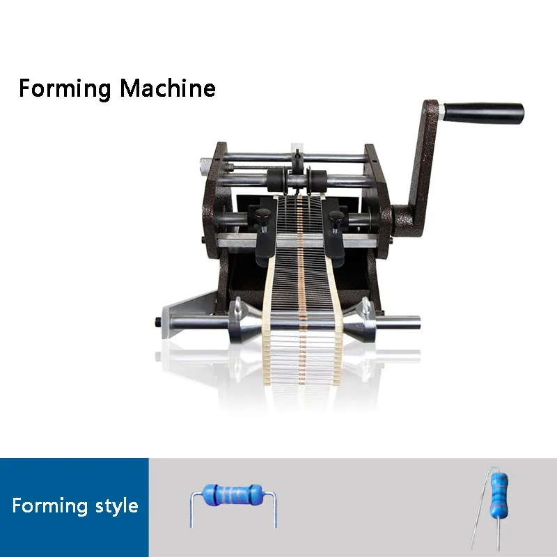

Resistor Forming Machine Hand-crank Belt Forming Machine Taping Diode Cutting Machine Foot Cutting Machine U-shape F-shape YZ