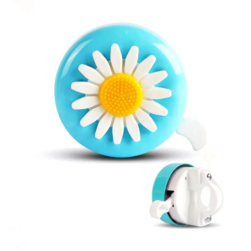 Colorful Bicycle Bell Funny Children Girls Daisy Flower Handlebars Alloy Plastics Bike Bell Horn Sound Alarm Cycling Ring bicycle bell bicycle accessories bicycle horn bicycle alarm
