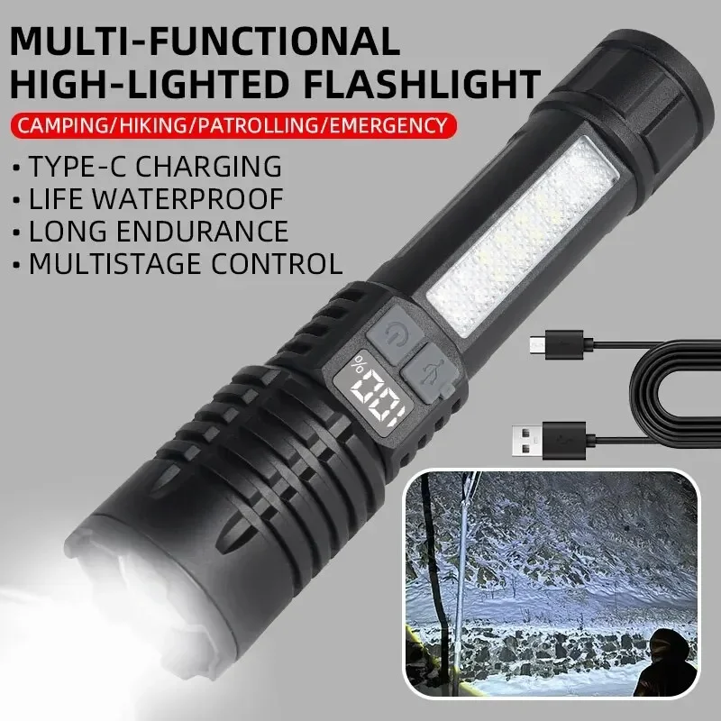 Powerful LED Rechargeable Flashlight 1