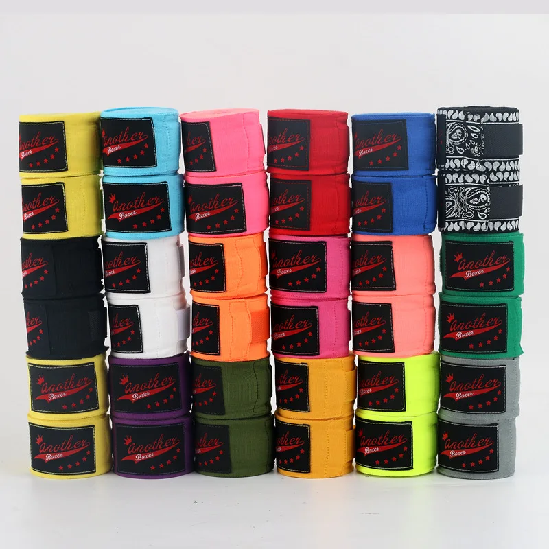 Cotton Boxing Hand Wraps – 2 Rolls, 5M Sports Strap for Kickboxing and MMA Training