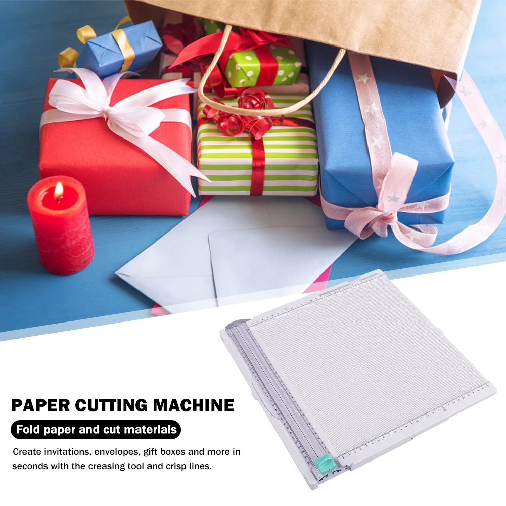 Process Paper Cutting Machine Anti Slip Base Card Trimmer Space Saving  Detachable Scoreboard Accessories for Office Home School