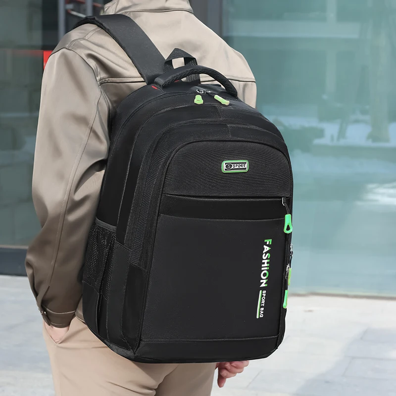 Large capacity notebook backpack, durable, super heavy, multi compartment, travel backpack, practical backpack