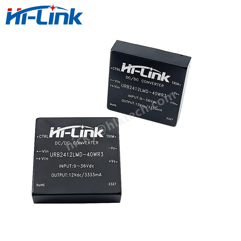 Hi-Link URB2412LMD-40WR3 Step Down Isolated Power Supply Module 40W 24V to 12V 3333mA Output DCDC Intelligent Switch Converter