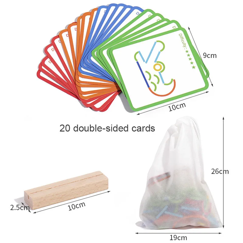 Wooden Puzzle Toys Intelligence Game Montessori Early Childhood Educational Toys Children 3 Year Old