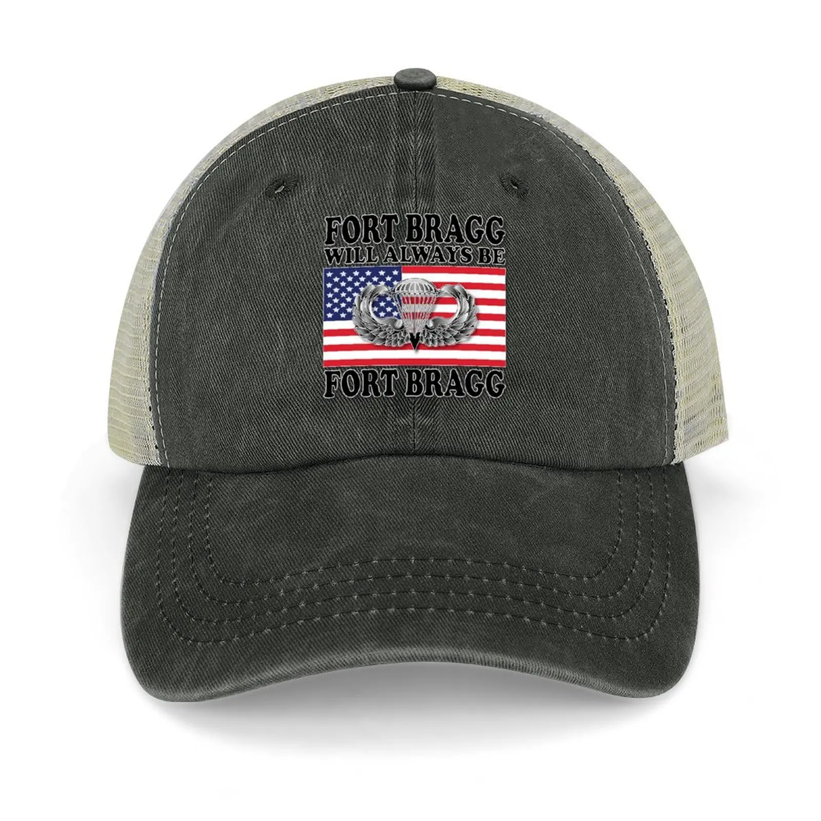 

Fort Bragg- Airborne Cowboy Hat fashionable western Hat Anime Sun Hat For Children Golf Women Men's