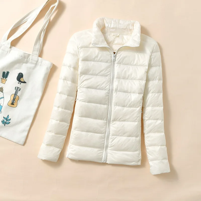 Women Light Short quilted Duck Down Jacket Feather Puffer Parkas Plus Overcoat Windbreaker Winter Cold Pressure Down Coats 3