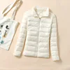Women Light Short quilted Duck Down Jacket Feather Puffer Parkas Plus Overcoat Windbreaker Winter Cold Pressure Down Coats 3