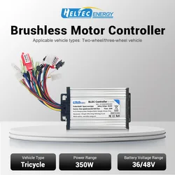 Advanced Brushless DC Motor Controller for Electric Rides - Multi - Voltage & High - Powered (36V 48V 350W)