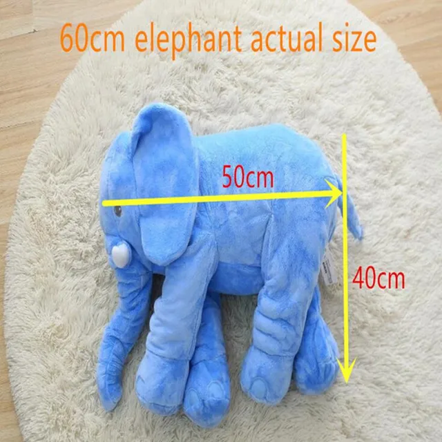 40/60cm Infant Soft Appease Elephant Playmate Calm Doll Baby Appease Toys Elephant Pillow Plush Toys Stuffed Doll 6