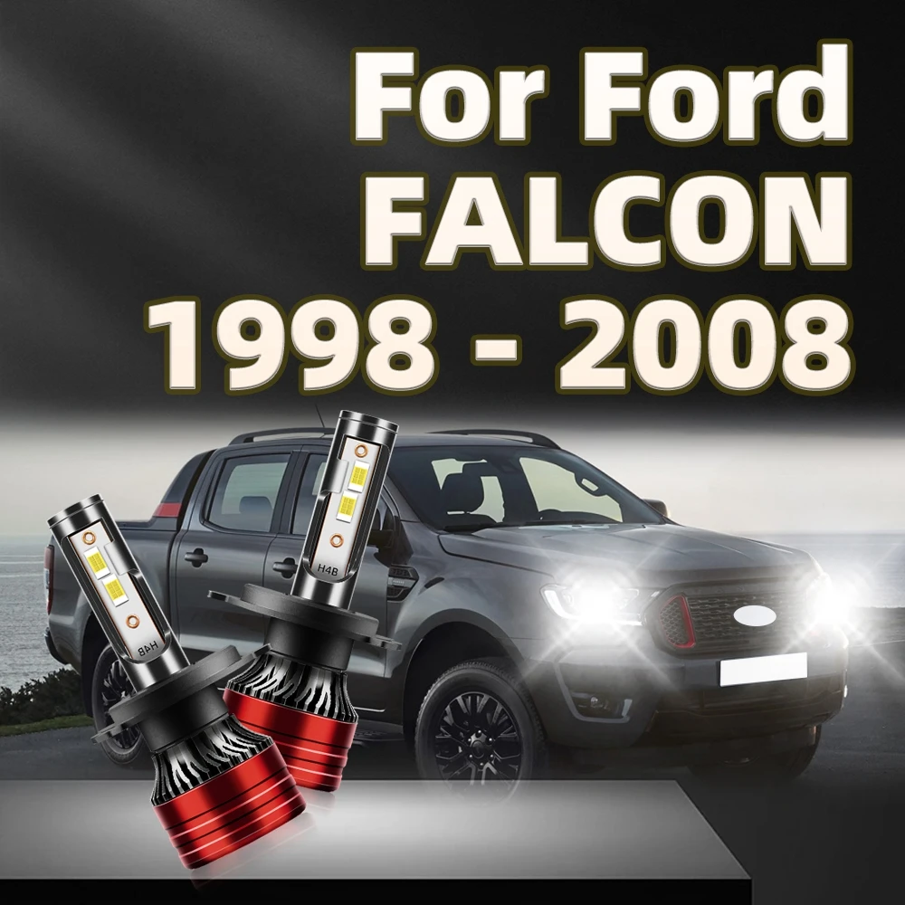 

3570 лм H4 лампы для передних фар 6000 CSP автомобильная лампа 1998 K для Ford FALCON 1999 2000 2001 2002 2003 2004 2005 2006 2007 2008