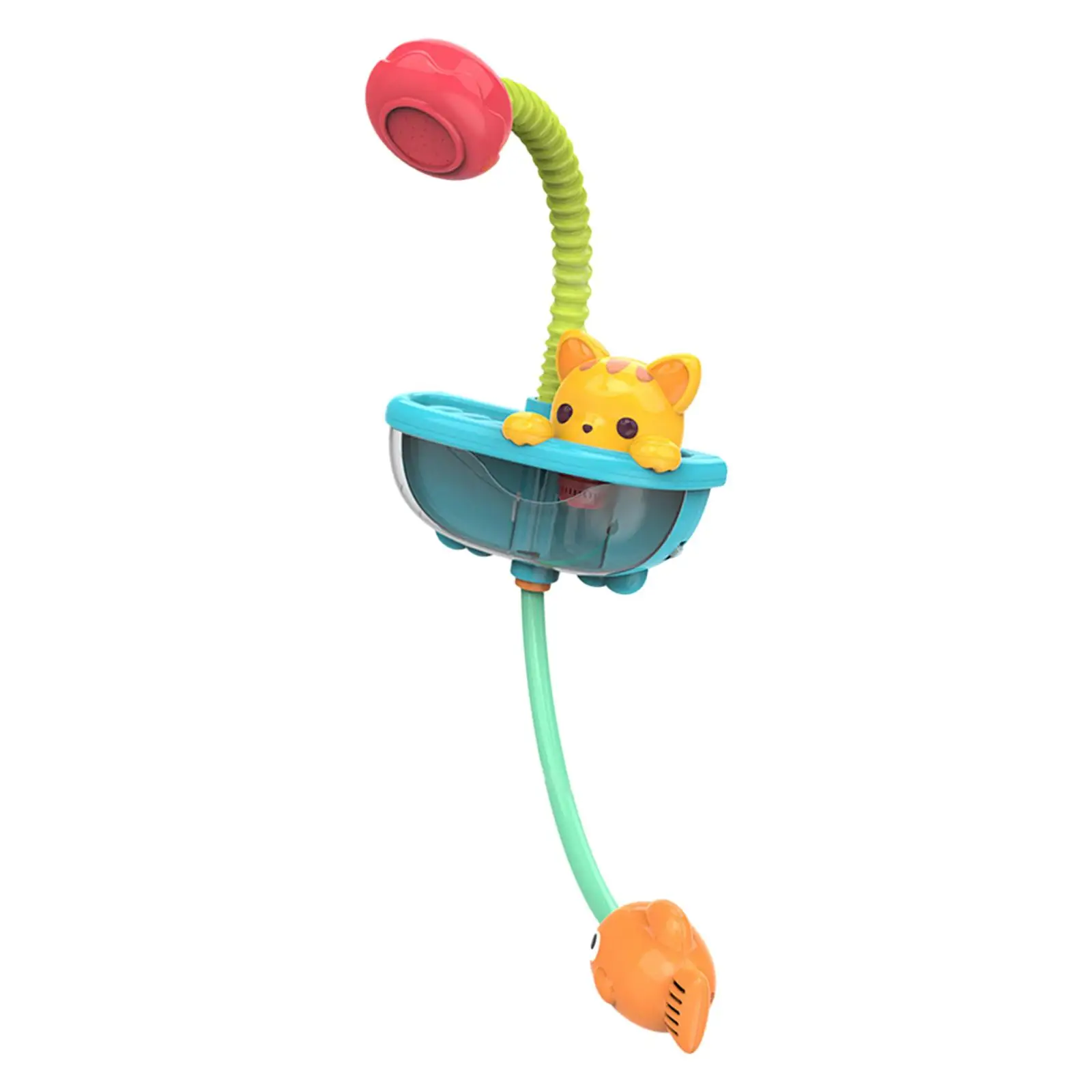 Electric Kitten Baby Shower Head Cute Water Spray Shower Summer Toy Gifts Water Toys for Girls Boys Kids Newborn Baby Toddlers