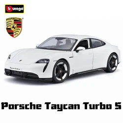 Deluxe 1:24 Alloy Racing Car Diecast Toy Collection Gift - Multiple Styles Available (Porsche Turbo S)