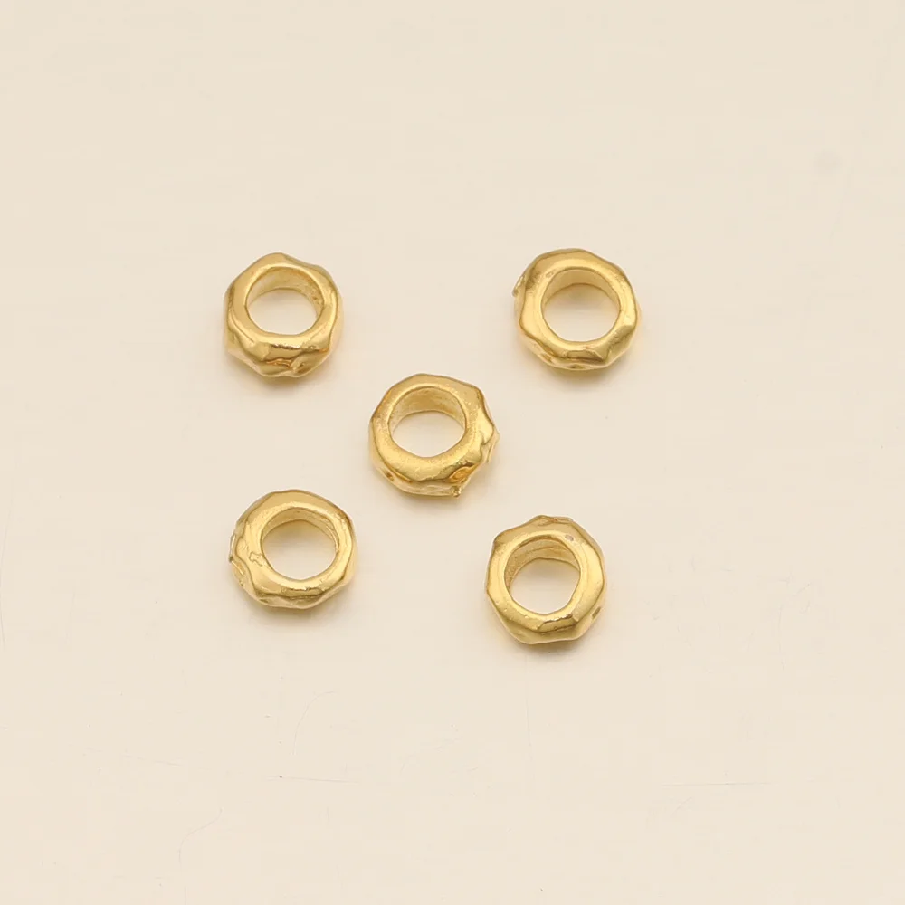 Cordial Design 6*6MM 100Pcs Jewelry Spacer/Loop Shape/Genuine Gold Plating/Jewelry Findings & Components/DIY Beads/Hand Made 7 Cordial Design 6*6MM 100Pcs Jewelry Spacer/Loop Shape/Genuine Gold Plating/Jewelry Findings & Components/DIY Beads/Hand Made - cordial