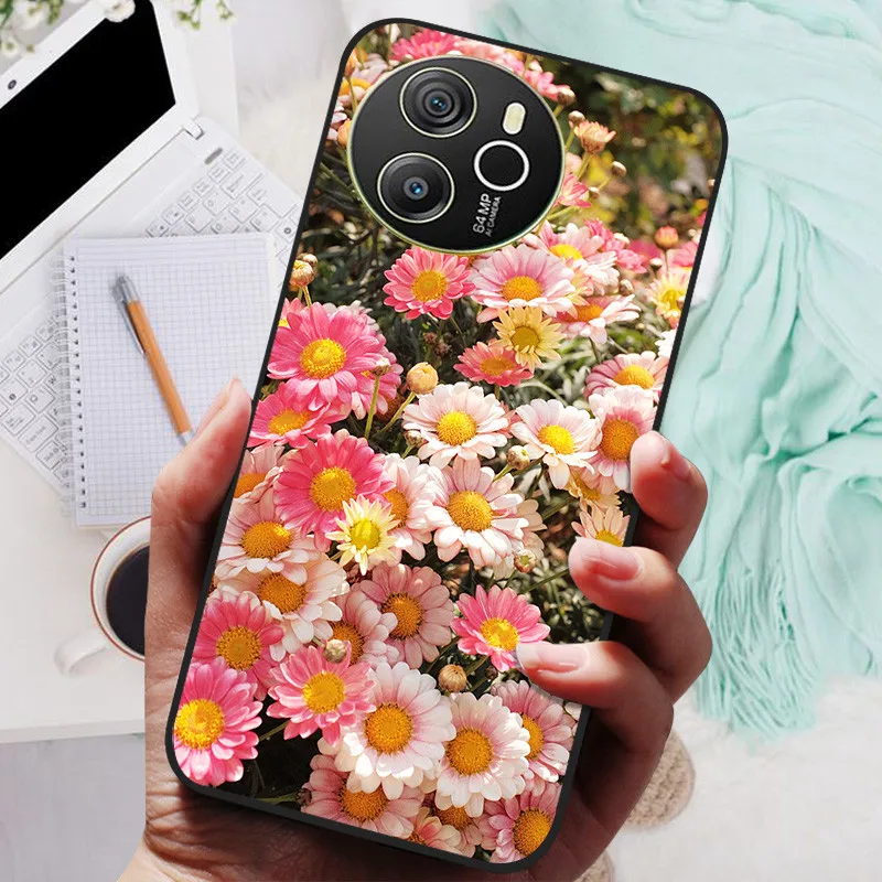 Blackview SHARK 8 Silicone Soft Back Case - Black Lion Wolf Design
