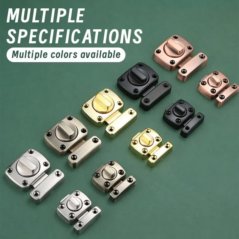 Home Security Latch Rotate Bolt Latch Gate Latches Door Slide Lock Twist Rotating Barrel Lock For Bathroom Toilet Door door lock door latch