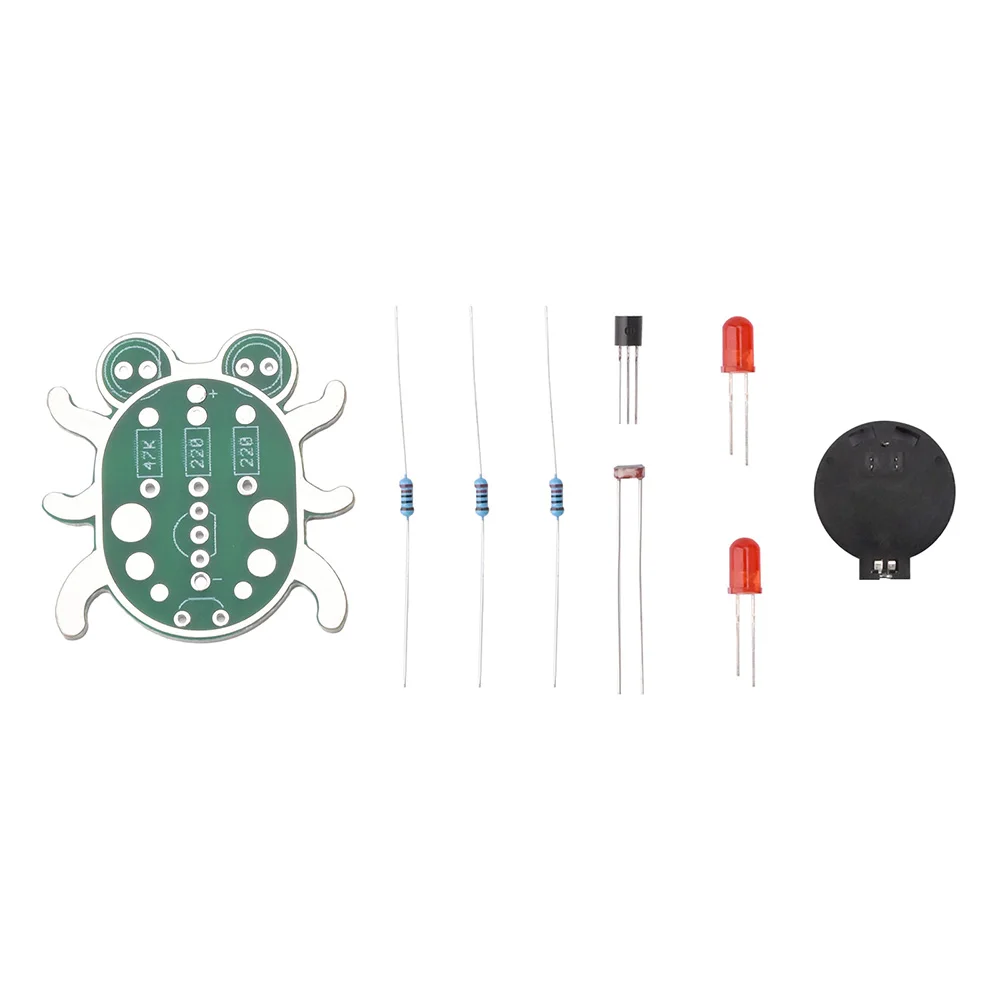 thumbnail image 1 of Kit electrónico de bricolaje para principiantes con ojo de gorgojo, kit divertido para aprender a soldar, regalo hecho a mano, ideal para experimentos de estudiantes, interacción entre padres e hijos, 1 of 5