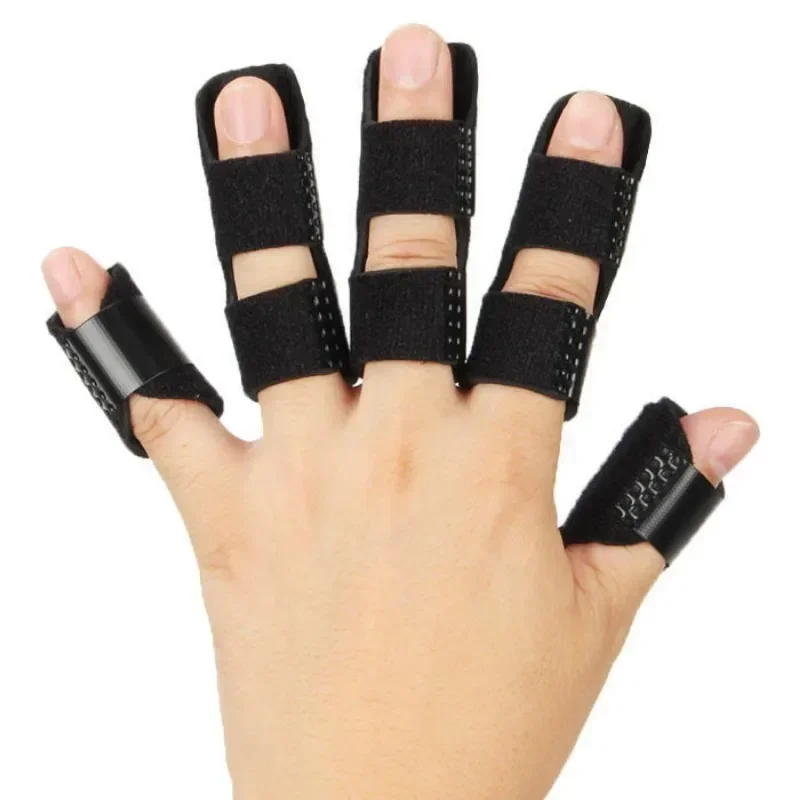 Finger Splint Pain Relief Trigger Finger Splint Corrective Brace Adjustable Sprain Dislocation Fracture