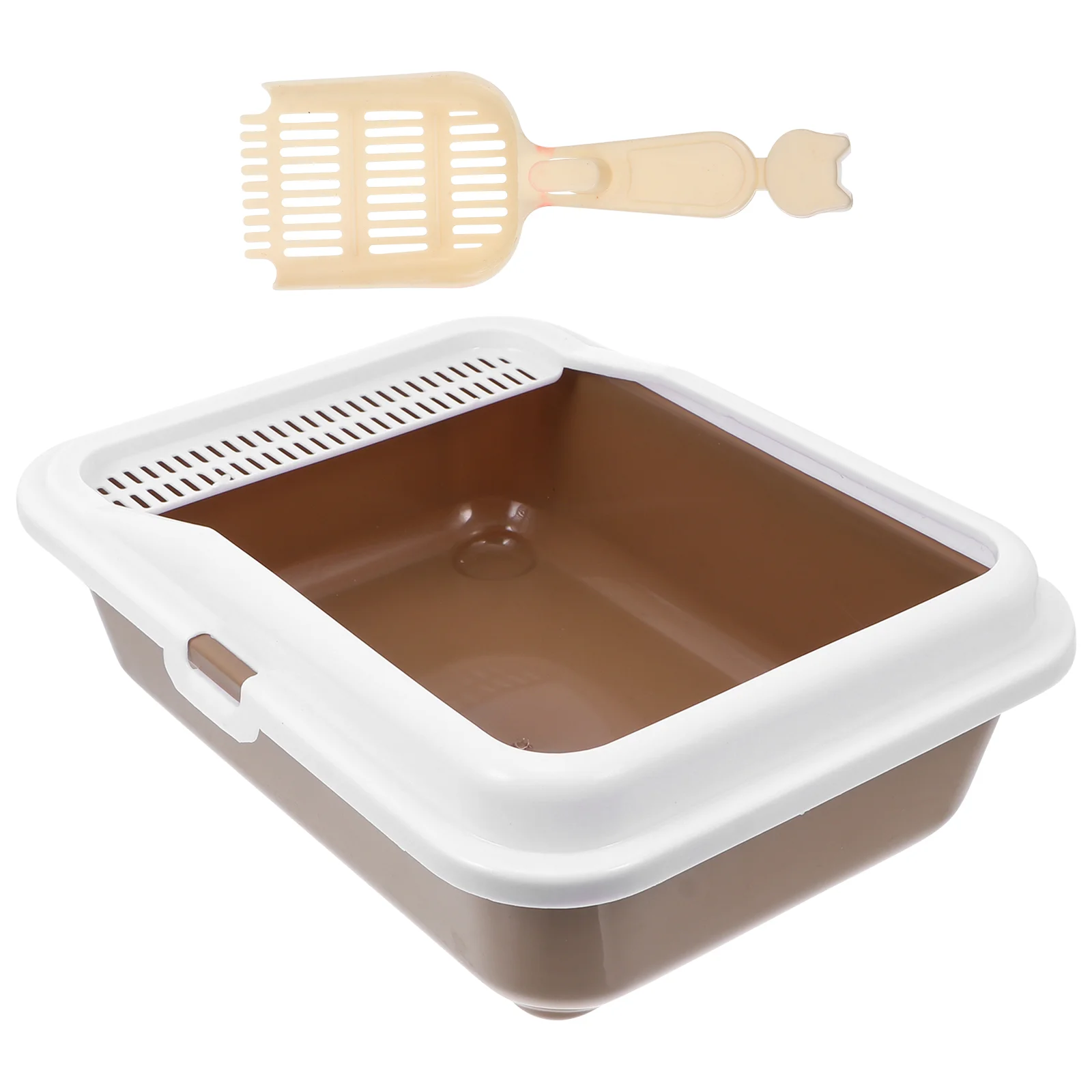 

Cat Litter Basin Self Cleaning Litterbox Kitten Pan Automatic Indoor Dog Potty Tray Plastic Pet Bedpan