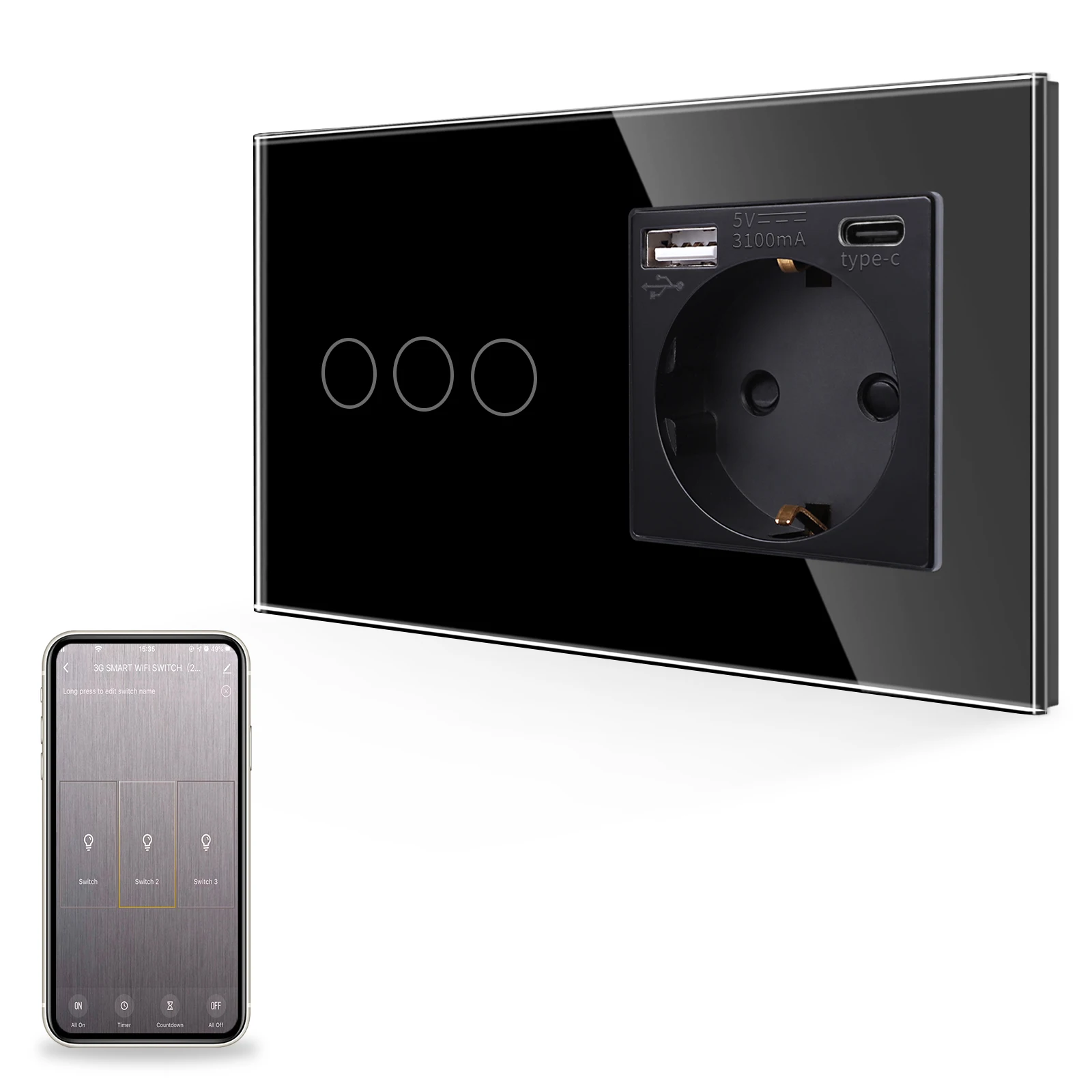 wifi 3g typeC socket