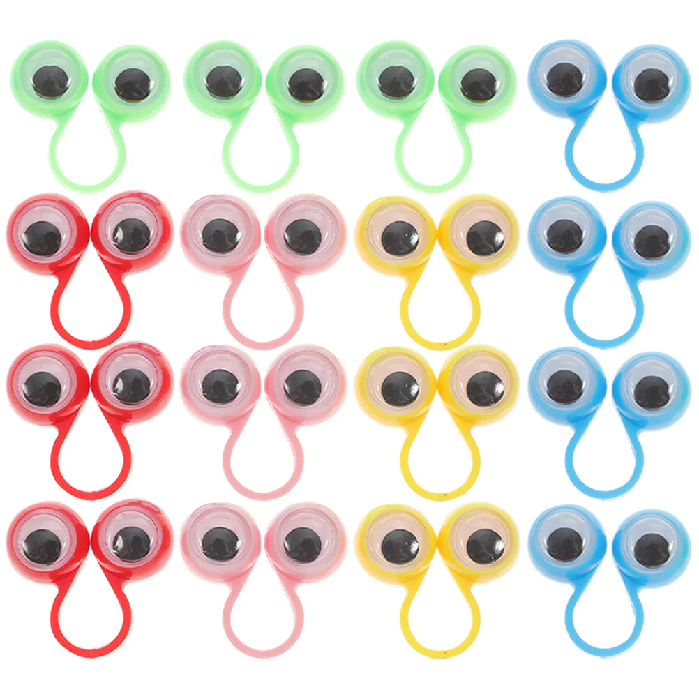 

30 Pcs Toys Eye Ring Finger Lovely Plaything Puppet Interesting Children Interactive Small Kids Eyes Educational