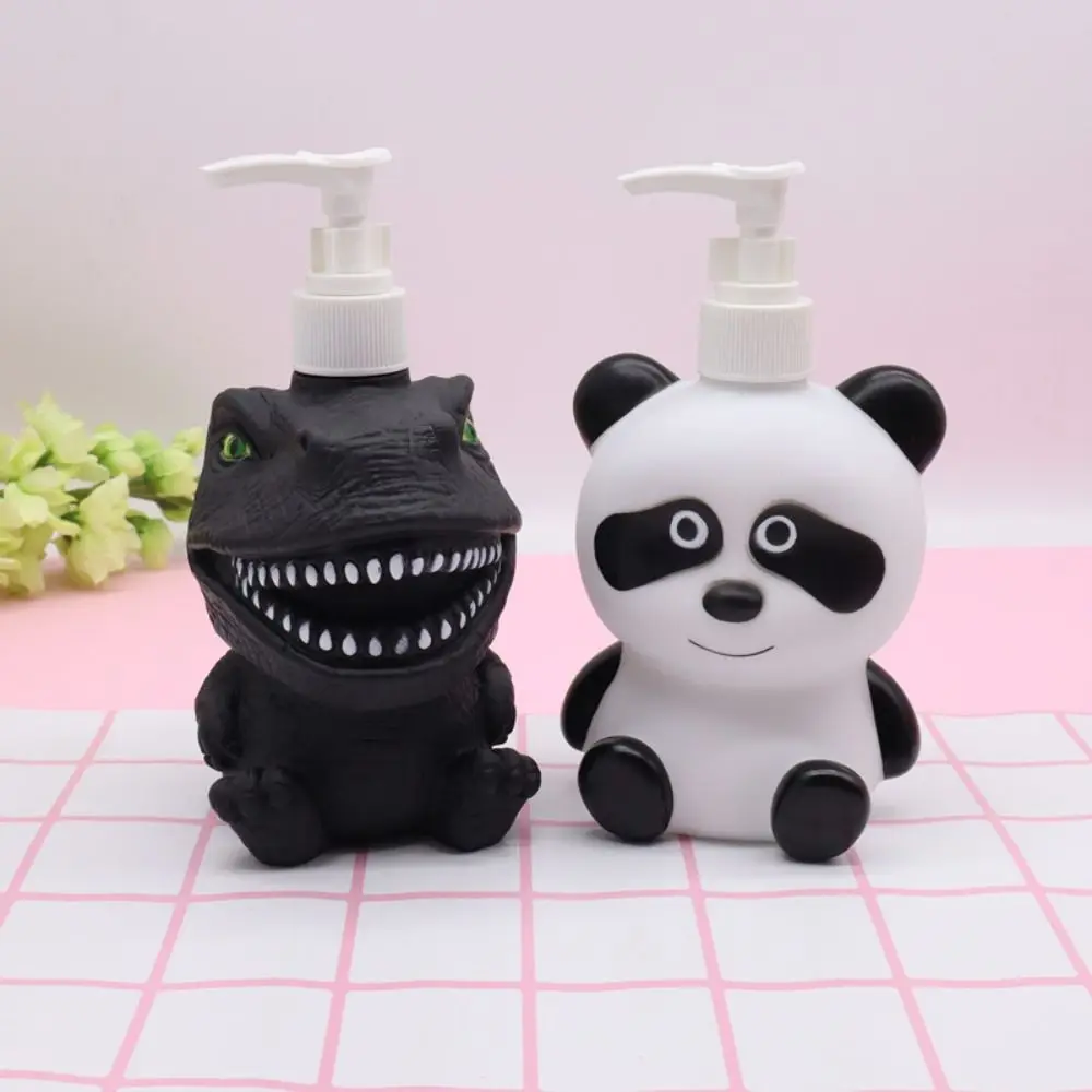 Cute Cartoon Empty Pump Bottle Sub-Bottling Press Type Soap Dispenser Large Capacity Refillable Shower Gel Bottle Bathroom