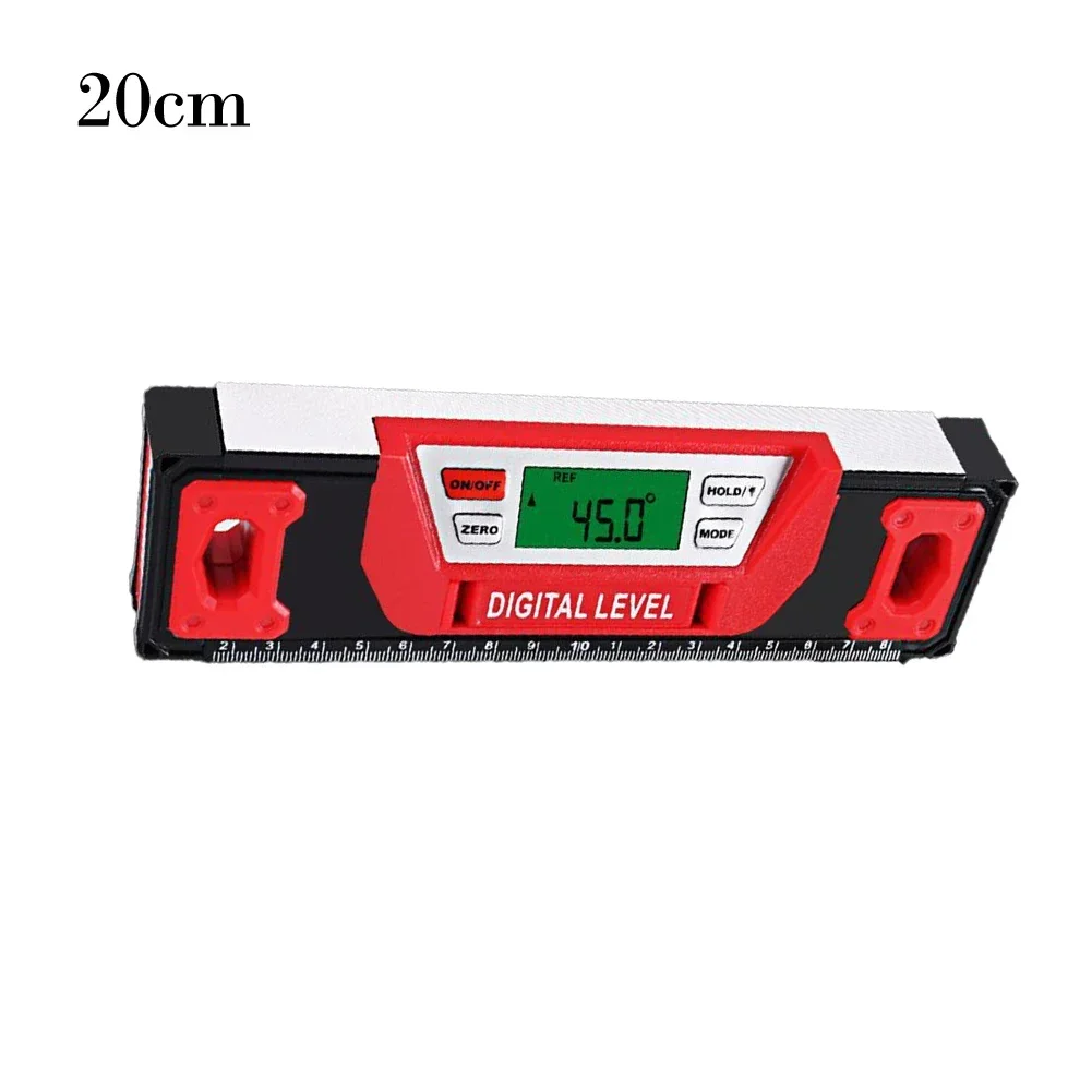 Digital Bubble Level Bubble Level High Accuracy IP Waterproof Large LED Display Magnetic Button Design Automatic Power-off