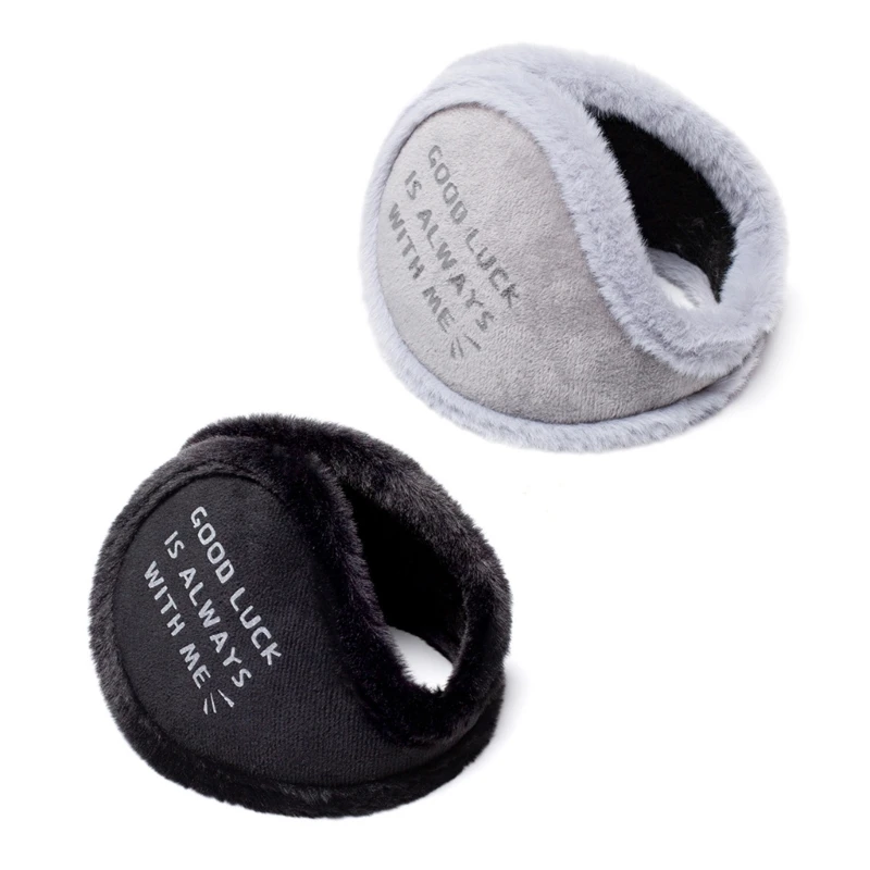 

Breathable Ear Muffs for Cold Weather Outdoor Activity Print Ear Covers Foldable Warm Ear Protectors for Skiing Riding