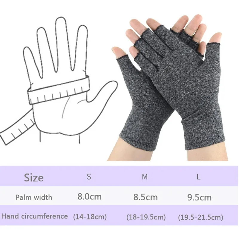 Arthritis Gloves Touch Screen Gloves Anti Arthritis Therapy Compression Gloves Ache Relief Joint Pain Wrist Support Wristband images - 6