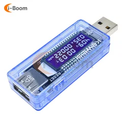 Enhanced USB Power Meter with IPS LCD Display (Blue)