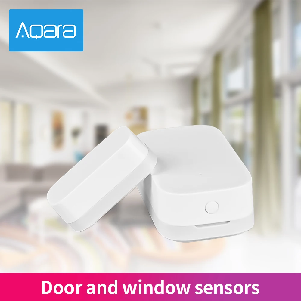 Aqara-mini Sensor de Porta e Janela Inteligente Zigbee Conexão sem Fio Trabalhar com Aplicativo Homekit para Xiaomi Mijia mi Home - Image 6