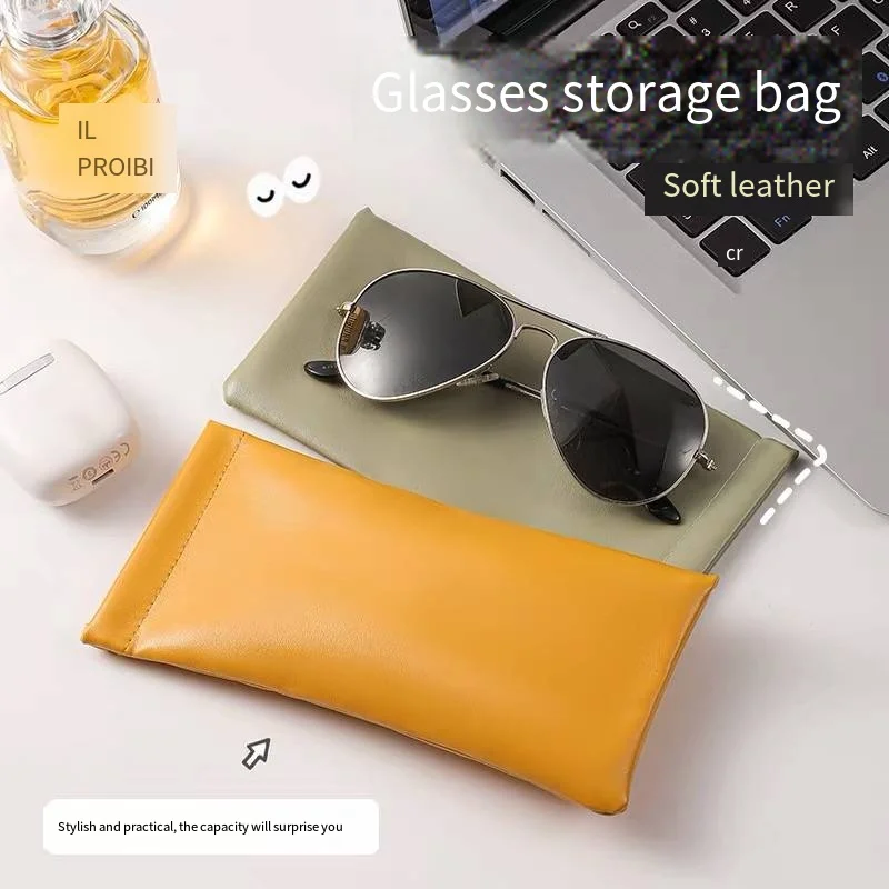 2 stücke Automatische Geschlossene Sonnenbrille Fall PU Leder Gläser Lagerung Tasche Wasserdichte Gläser Schutzhülle Brillen Lagerung Tasche – Detail 2