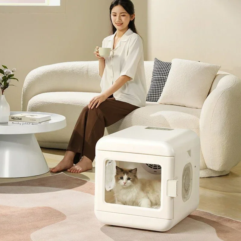 Pet hair dryer hair dryer household pet drying box water blower blowing box cat & dog dryer intelligent drying sterilizable dog dryer machine