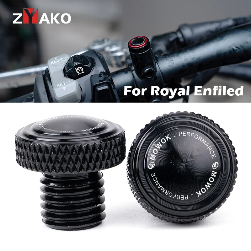 Motorcycle Mirror Hole Plugs For Royal Enfield Himalayan 450 411 Guerrilla 450 Hunter Meteor Classic 350 500 Interceptor 650
