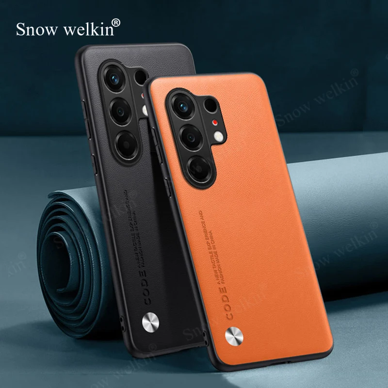 Luxury PU Leather Shockproof Silicone Phone Case Cover - Ultra Back Protection Coque