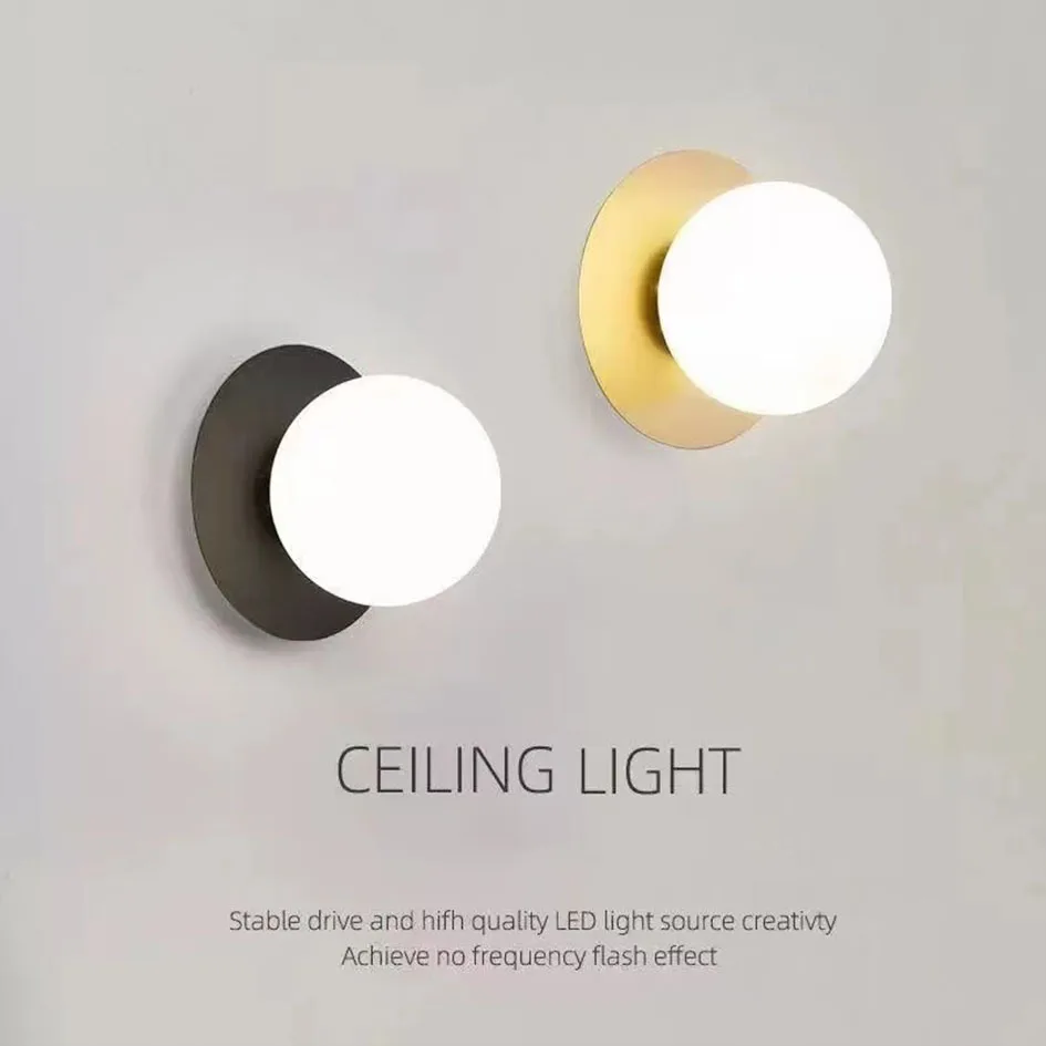 

Minimalist bedside wall lamp light luxury living room bedroom background wall lamp personality creative hotel stairway corridor