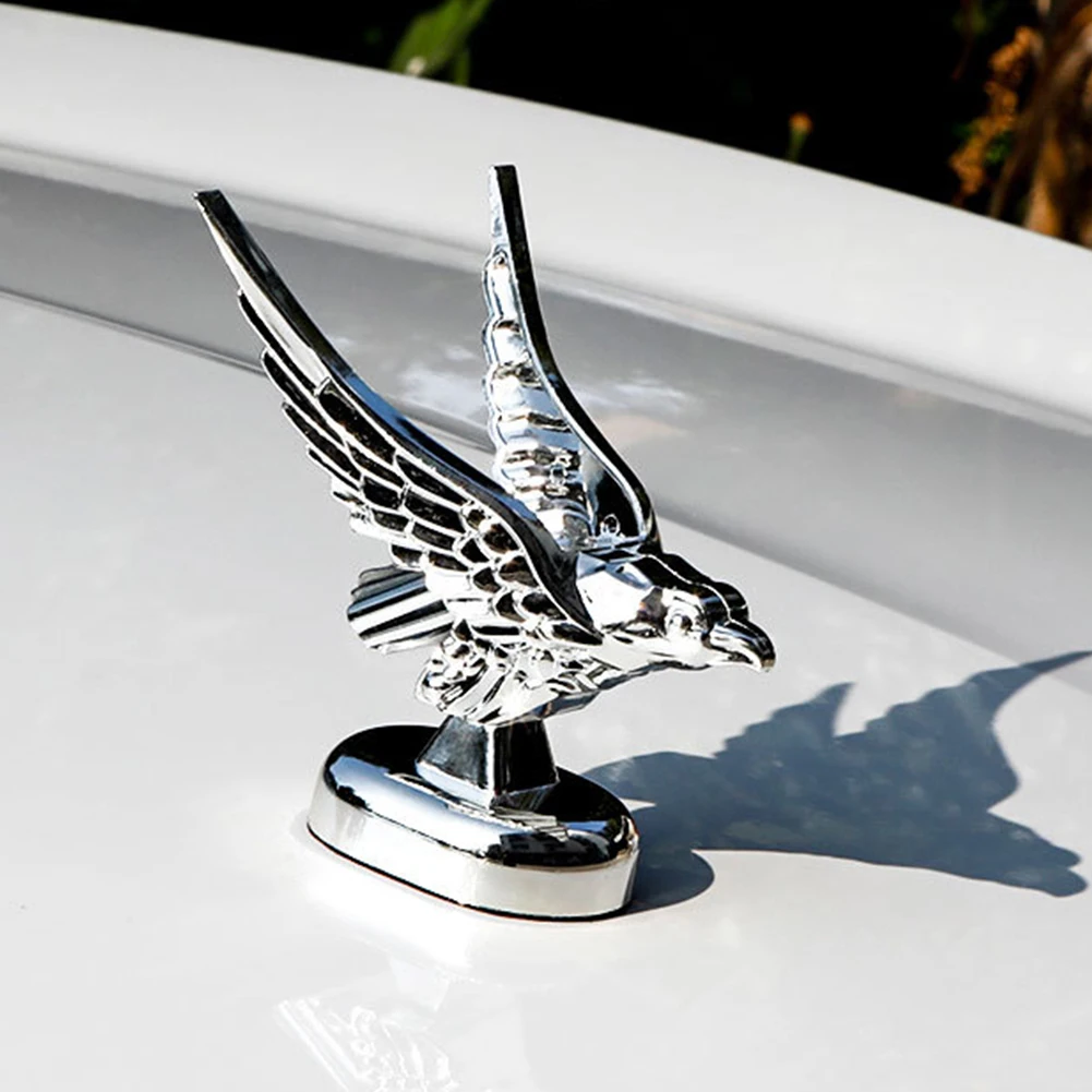 3d fliegende Adler Emblem Auto Logo Front haube Ornament Auto Auto Aufkleber  Adler Abzeichen Aufkleber Abzeichen Zubehör Chrom Decorati G9V5