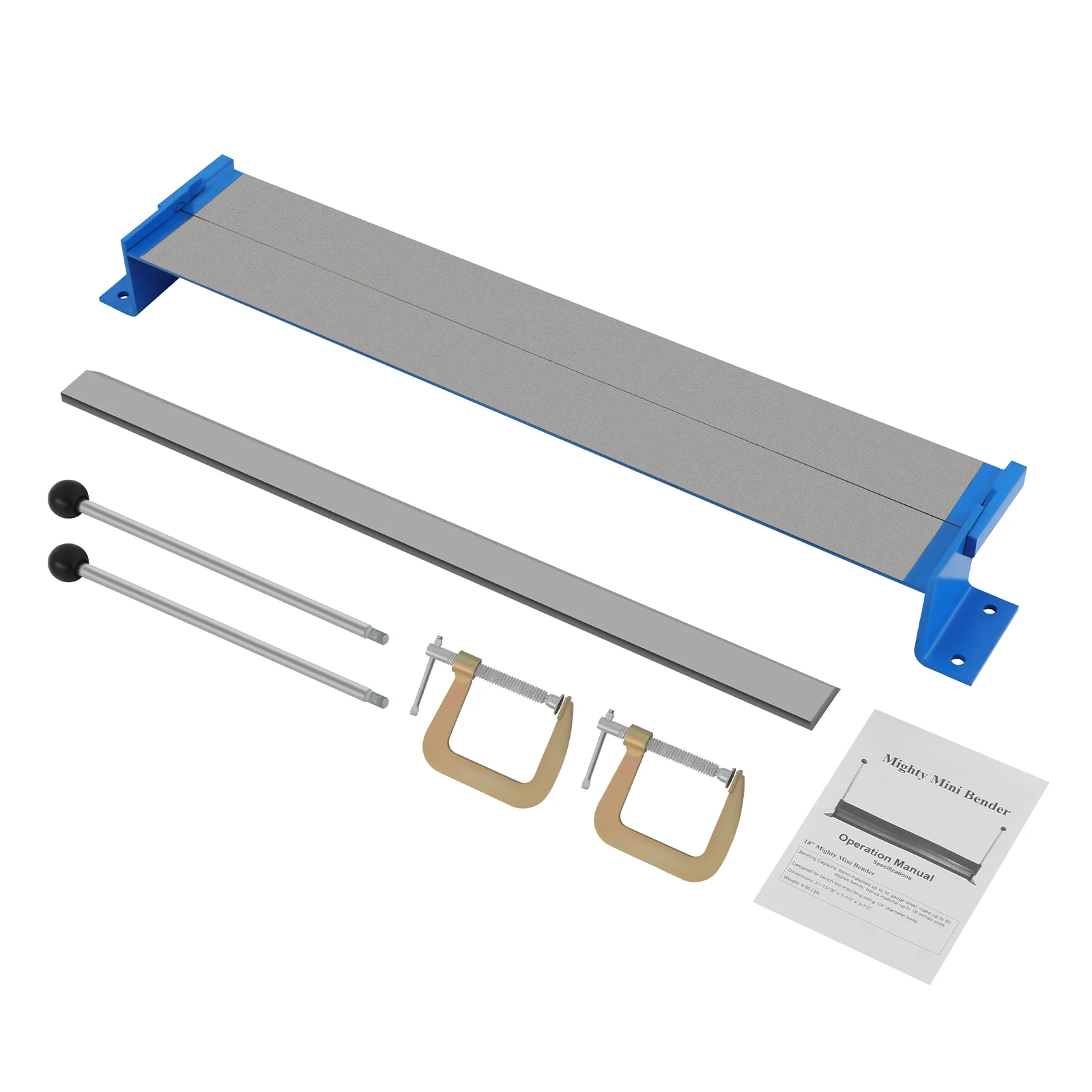 Manuelle Abkantpresse für Blechbiegen 0-90° ° (W1,2 x 760 mm) – Detail 14