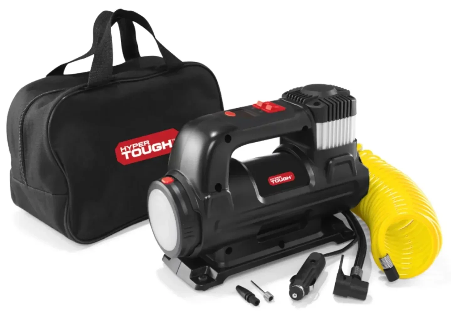 

Hyper Tough DC 12V Heavy Duty Direct Drive Digital Tire Inflator with Detachable LED Light