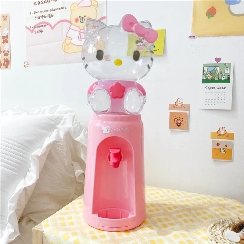 산리오 카툰 헬로 키티 마이 멜로디 데스크탑 워터 디펜서, 귀여운 뷰티 커플 대용량 장난감, 소녀 선물, 2L