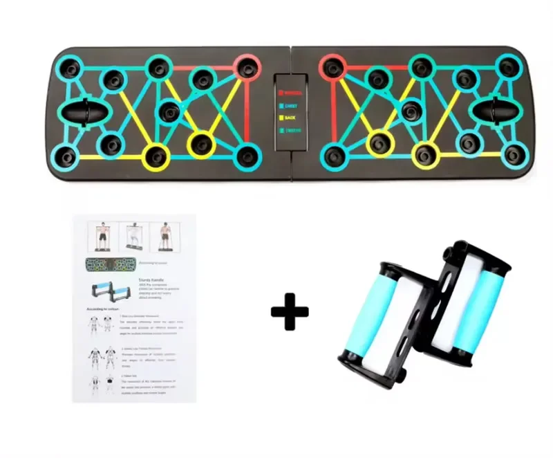 Cheap multi-function smart foldable push up board Push Up Stand Bar Board