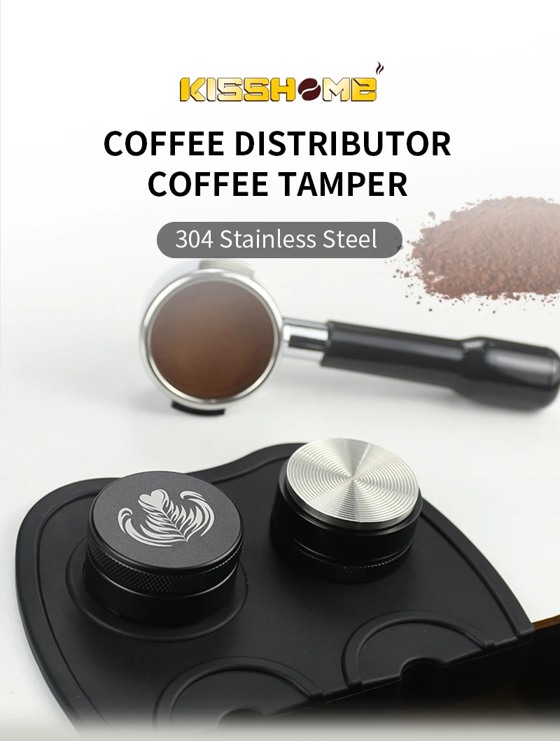 Kaffee verteiler Espresso Tamper 53mm 51mm Kaffee Leveler für 54mm Breville Sieb träger Espresso Verteiler Cafe Zubehör – Detail 1