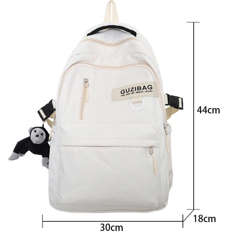 2023 Women School Backpack Black Nylon Bagpack  Female Anti Theft Rucksack Casual Lady Travel Backpacks Korean Back Pack Mochila