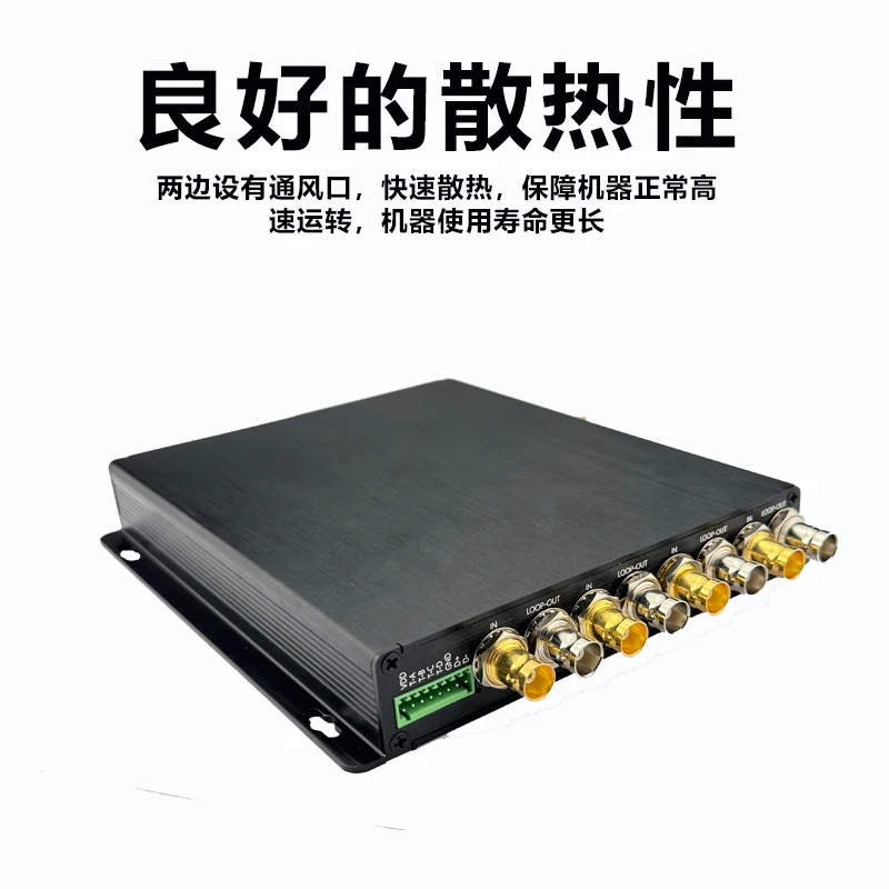 고화질 HDMI SDI 비디오 광 트랜시버, 1080P 트랜시버 익스텐더, 양방향 오디오, 링 네트워크 기가비트